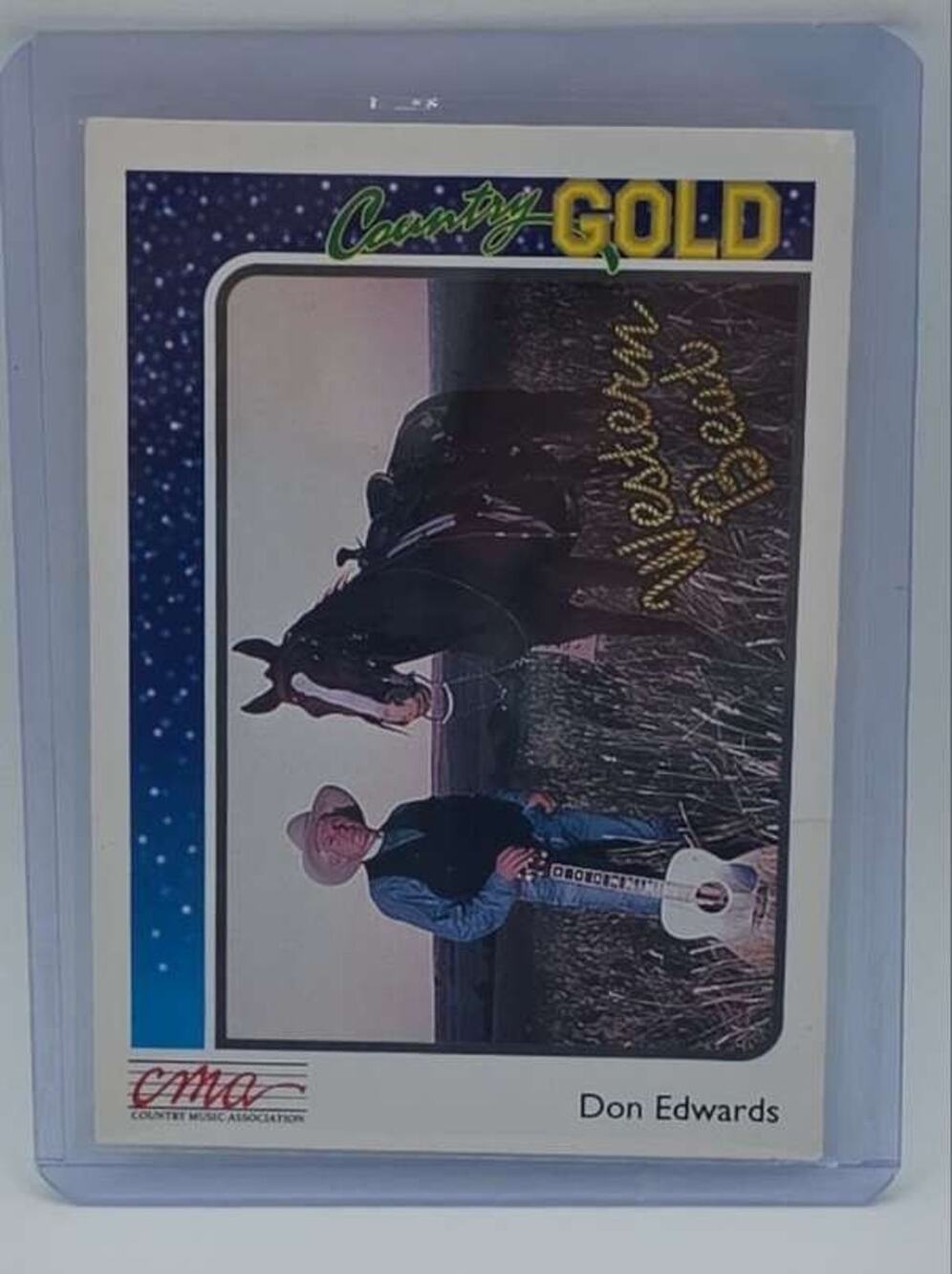 1992 Sterling Country Gold #92 Don Edwards Card